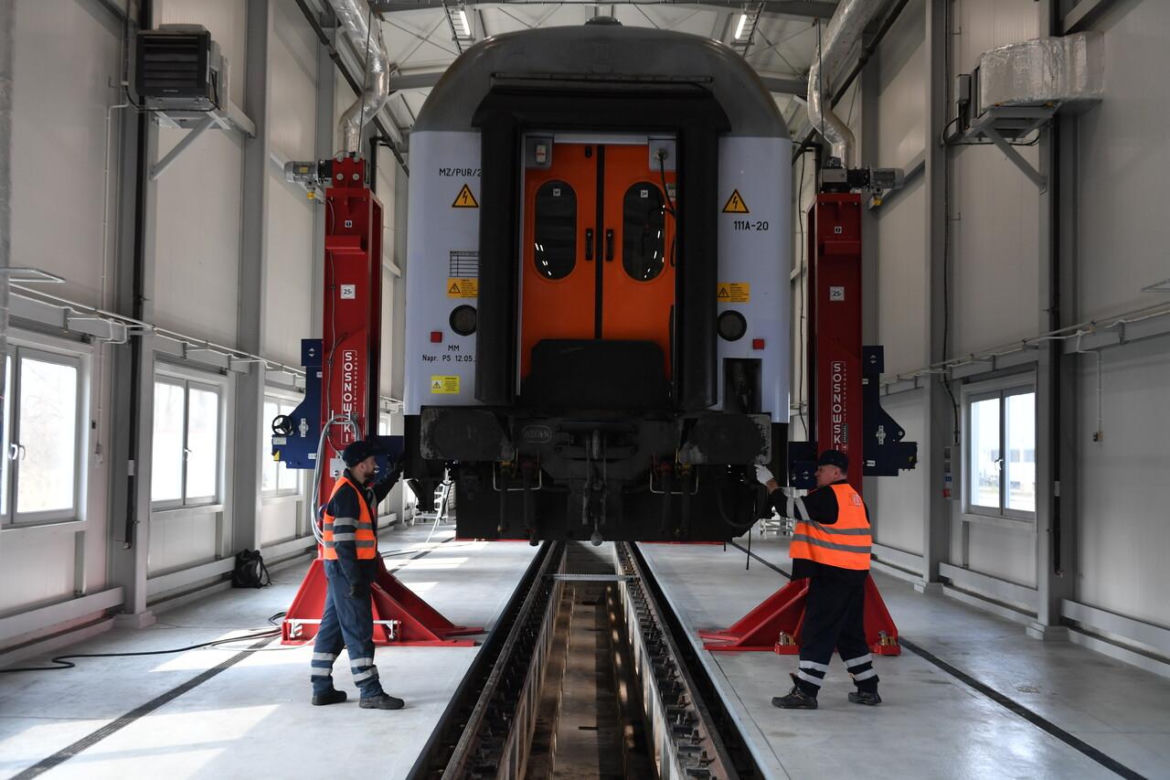Zmodernizowana bocznica kolejowa PKP Intercity Szczecin Zaleskie Łęgi