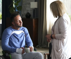 Barwy szczęścia, odc. 2534: Sebastian (Marek Krupski), Eliza (Danuta Kowalska)