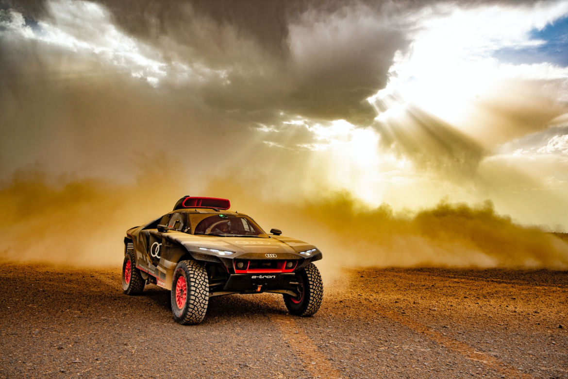 Audi RS Q e-tron testowane w Maroku