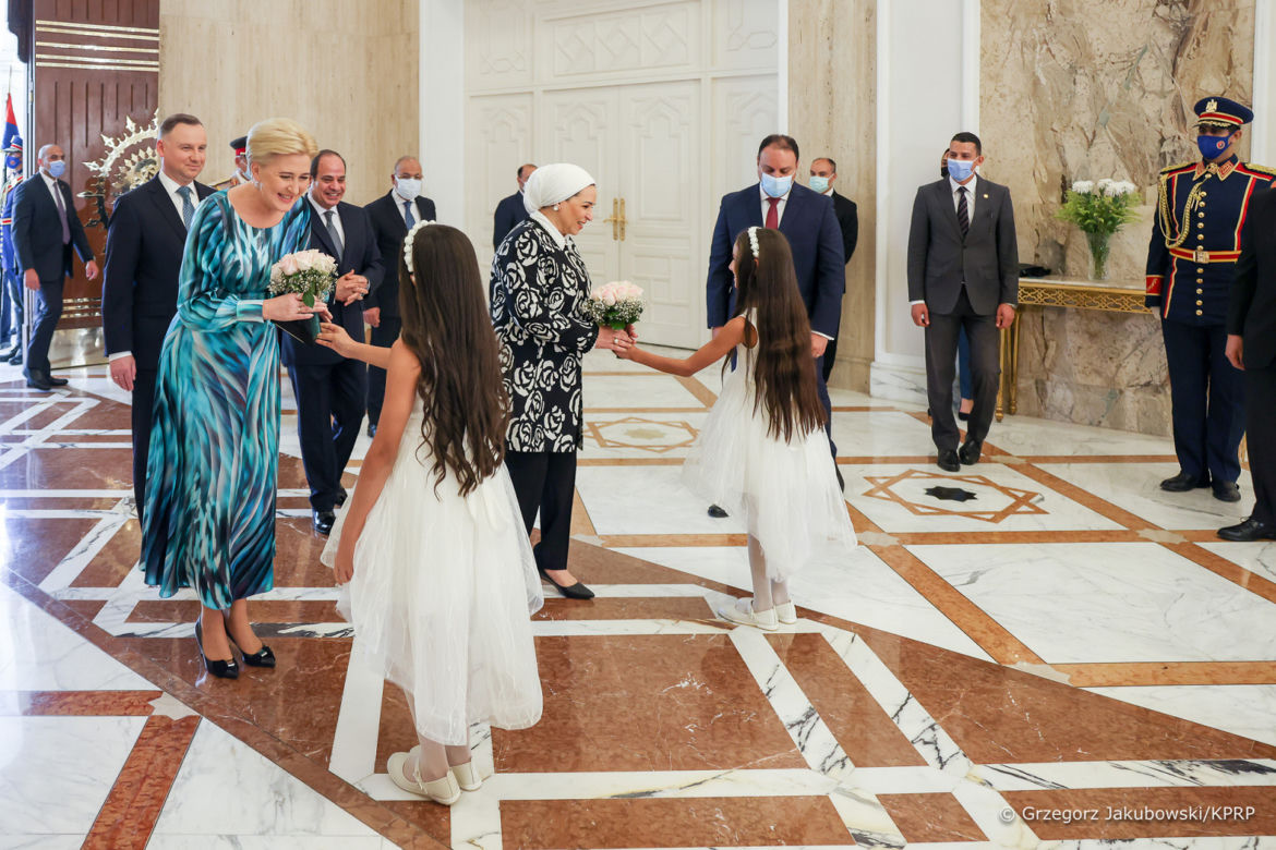 Agata Duda w Egipcie. Pierwsza dama przyćmiła wszystkich swoją stylizacją