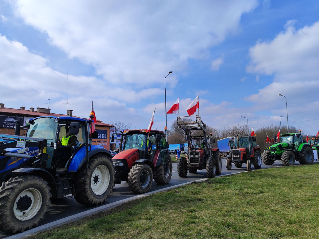 Protest rolników w Radomiu 20 marca