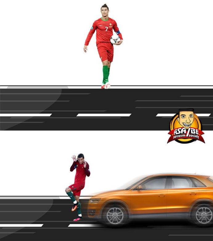 Memy z Cristiano Ronaldo po meczu Portugalia - Austria