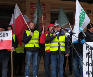 Protest rolników w Rzeszowie. „Będziemy tracić z roku na rok”