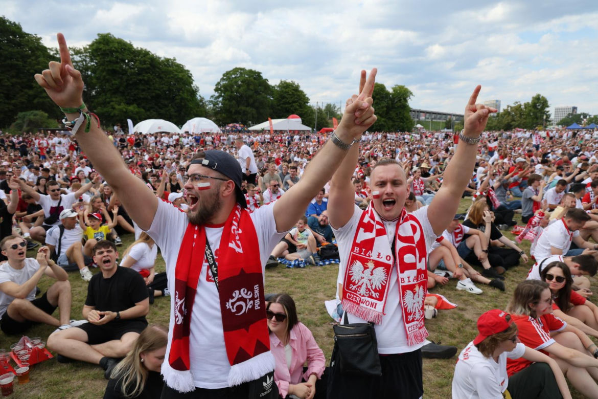 Warszawska Strefa Kibica na Euro 2024 - mecz Polska-Holandia
