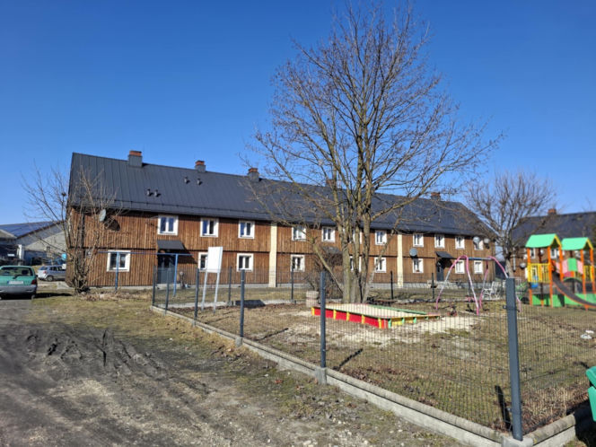 Drewniane osiedle w Sędziszowie