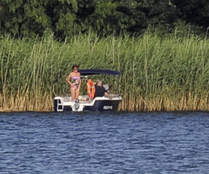 Jolanta i Aleksander Kwaśniewscy odpoczywają na Mazurach