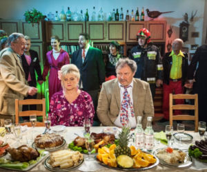 Świat według Kiepskich, odc. 411. Halina (Marzena Kipiel-Sztuka), Ferdynand (Andrzej Grabowski)
