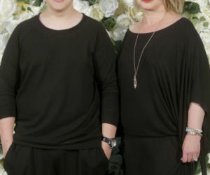 Dominika Ostałowska i jej syn Hubert Zduniak