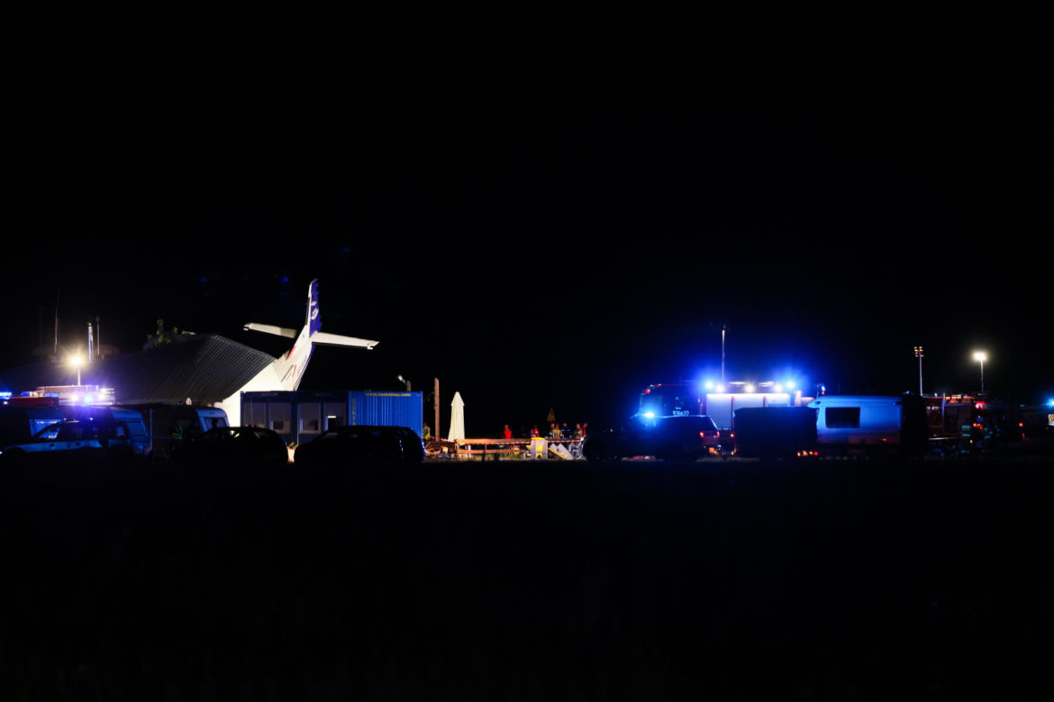 Wypadek samolotu w miejscowości Chrcynno