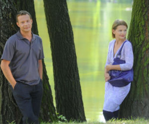 M jak miłość: Szymon (Grzegorz Małewcki), marta (Dominika Ostałowska)