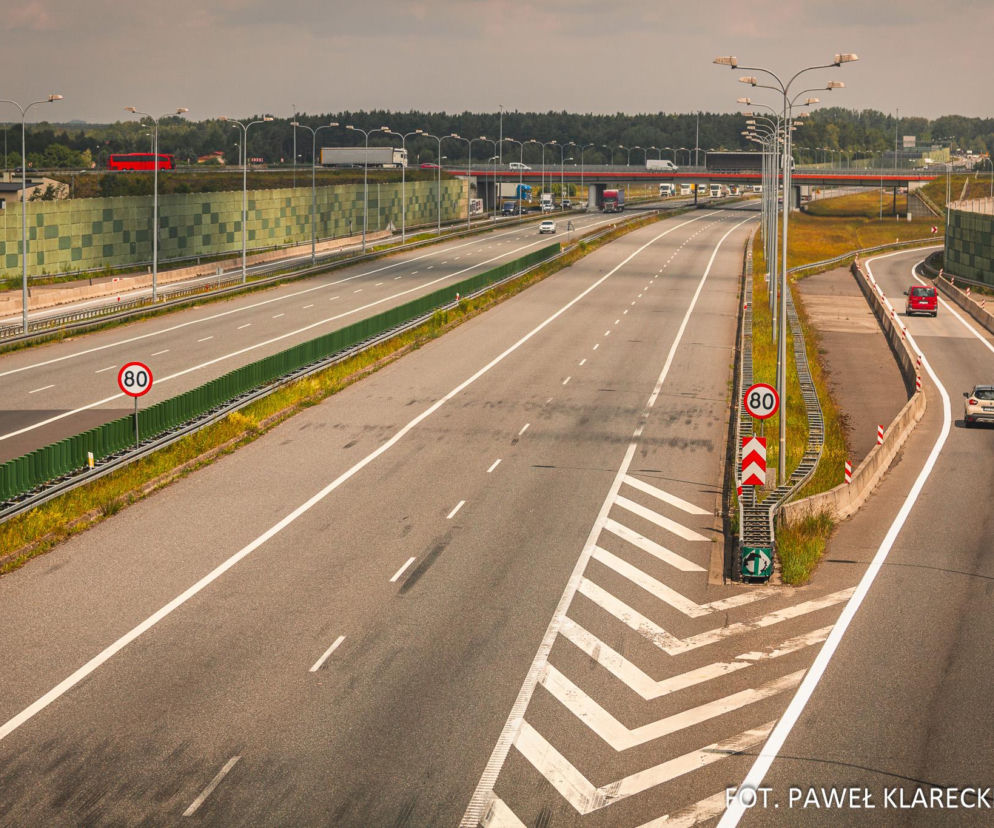 Autostrada A1 na Śląsku - słynne fale Dunaju
