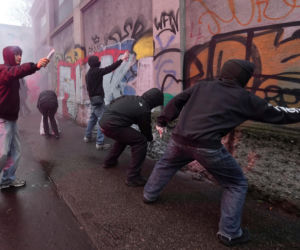 Protesty przeciwko IO w Mediolanie. Starcia z policją