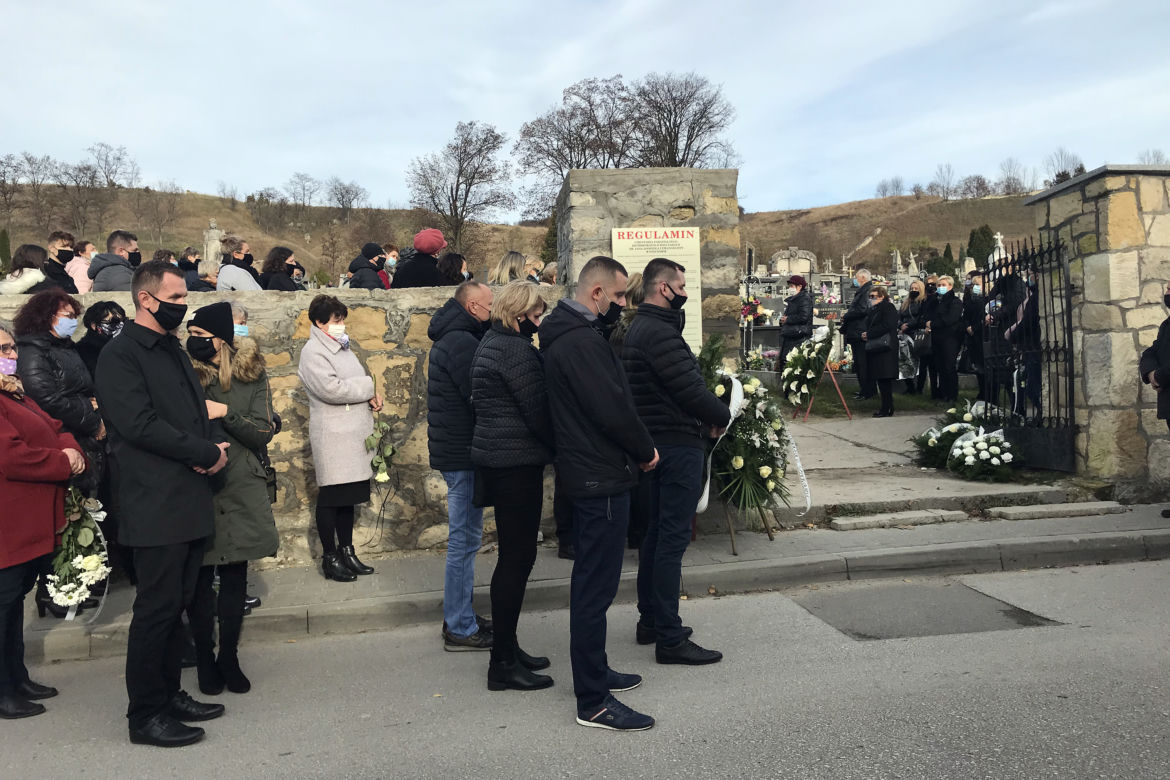 Śmiertelnie pobita przez męża Katarzyna M. została pochowana w Pińczowie