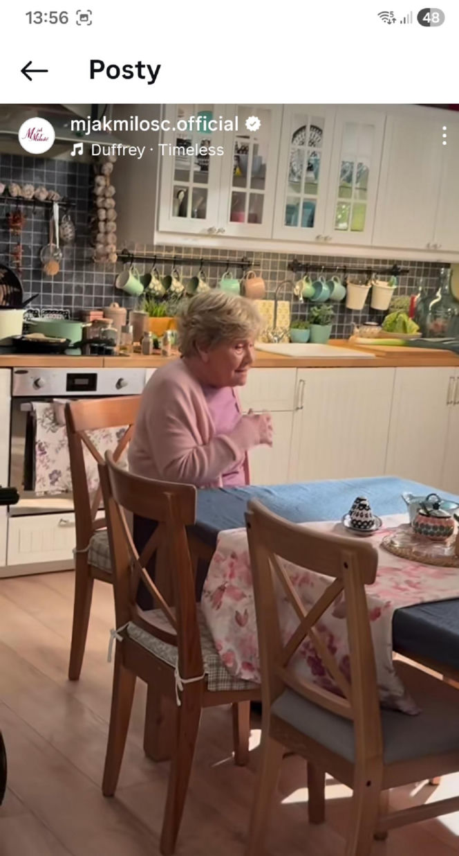 M jak miłość na planie nowy sezon po wakacjach. Barbara (Teresa Lipowska)