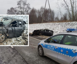 Tragiczny wypadek w Siedlcu Dużym. Pijany kierowca chciał uciec