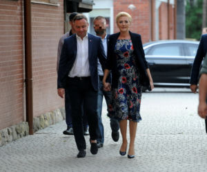 Prezydent wrócił do żony Andrzej Duda Agata Duda