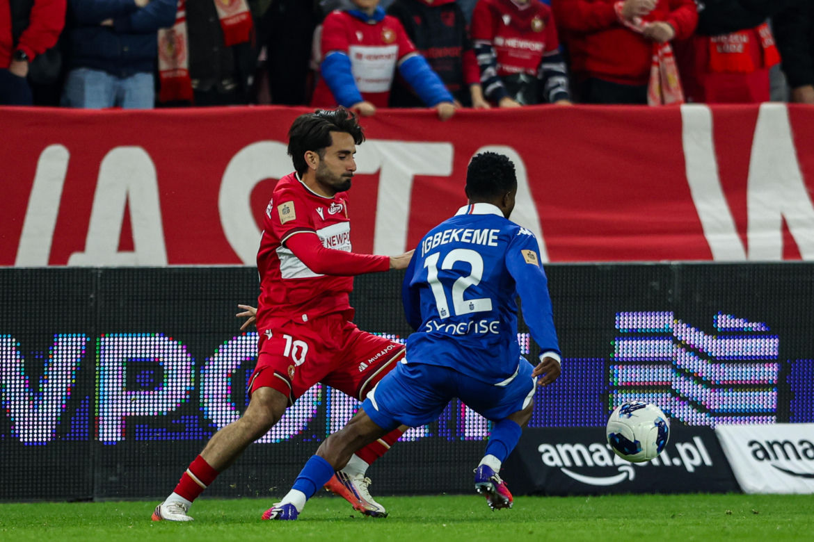 Widzew Łódź - Wisła Kraków; Zdjęcia kibiców i zawodników z meczu 11. kolejki PKO BP Ekstraklasy 2026/27