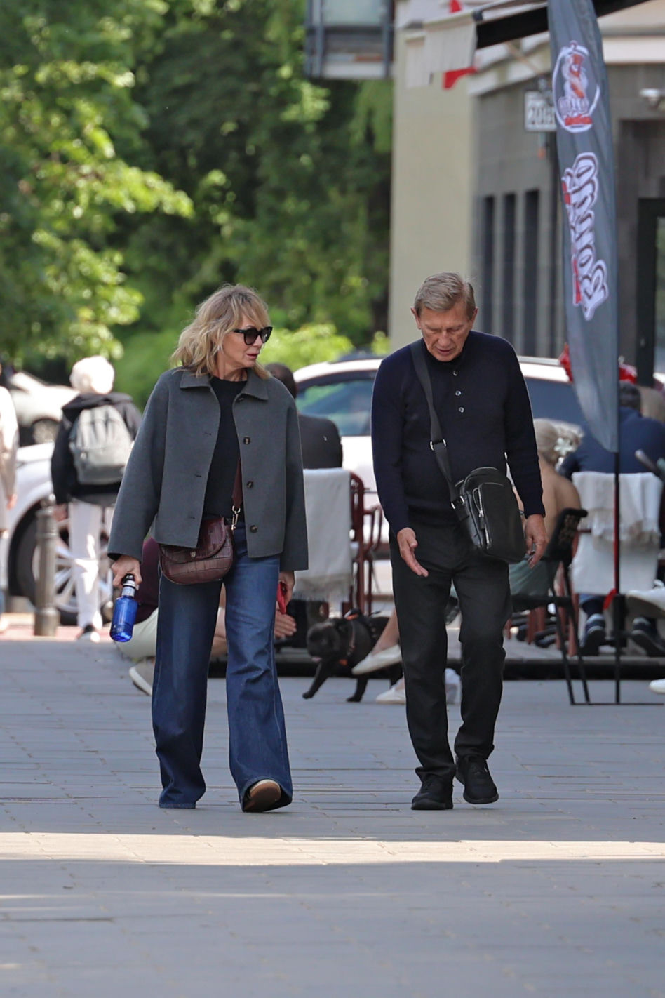 Jan Englert i Beata Ścibakówna na randce