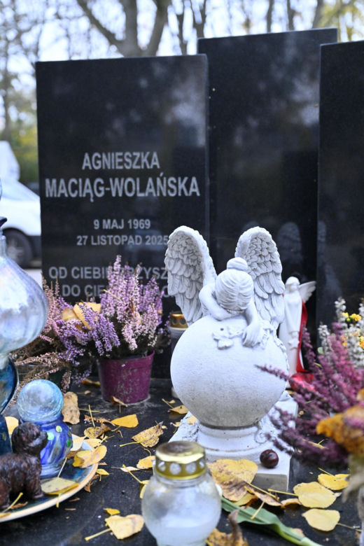 Tak wygląda grób Agnieszki Maciąg