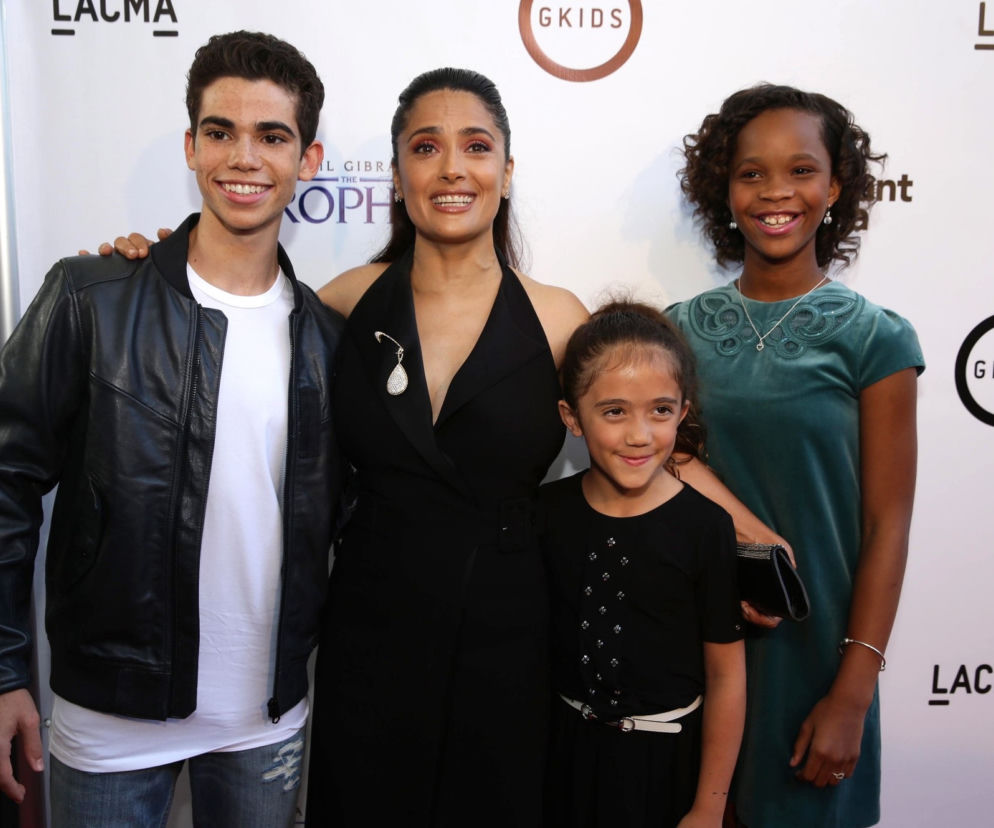 Salma Hayek, Cameron Boyce