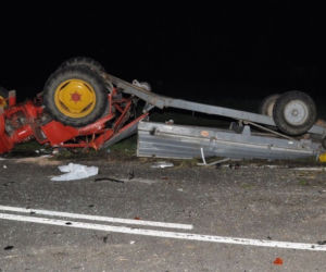 Wypadek drogowy w powiecie biłgorajskim
