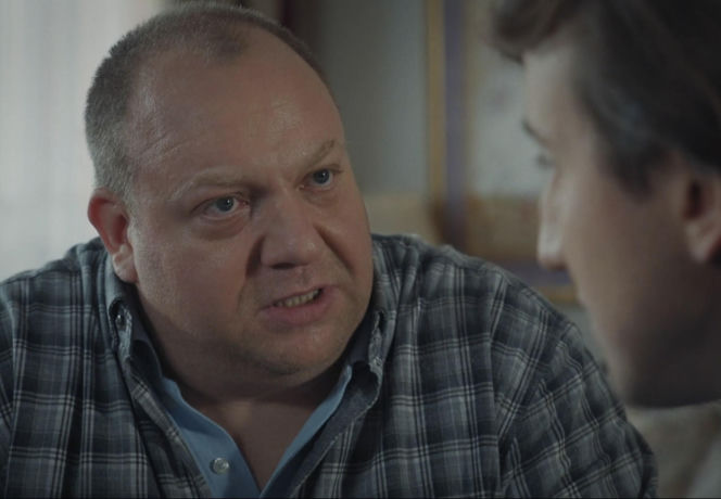 M jak miłość odc. 1894. Tadeusz (Bartłomiej Nowosielski), ksiądz Grzegorz (Paweł Janyst)