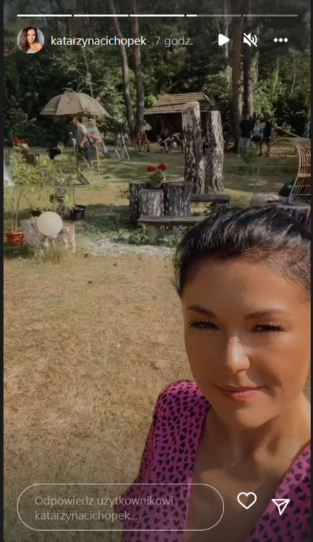 M jak miłość na planie. Kinga (Katarzyna Cichopek) w siedlisku w Grabinie