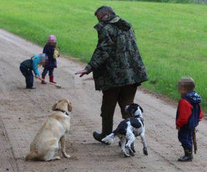 Pieski w Pałacu Prezydenckim