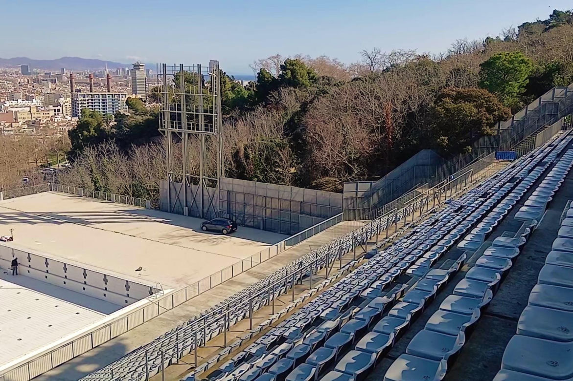Piscina Municipal de Montjuïc w Barcelonie