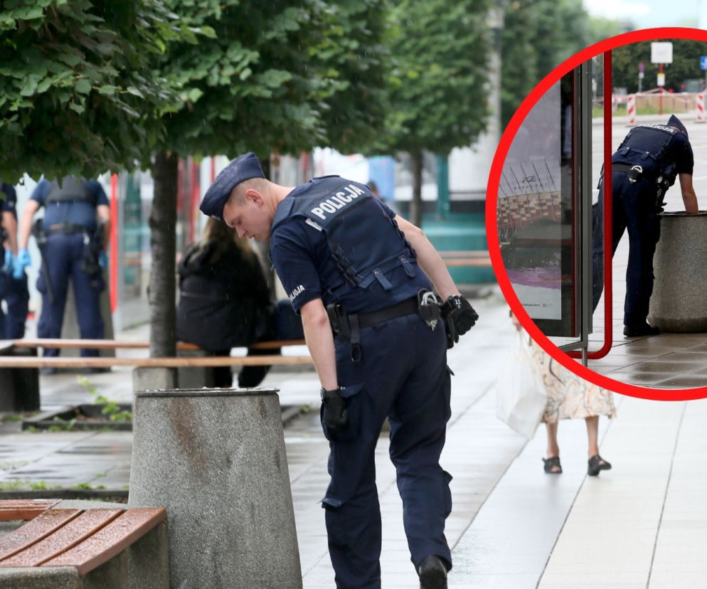 Policjanci grzebali w śmietnikach. Wiemy czego szukali