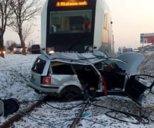 Rzeszów: wypadek na przejeździe kolejowym. Są ofiary śmiertelne