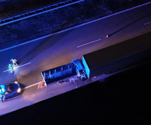 Wypadek na autostradzie A2