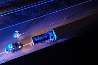 Wypadek na autostradzie A2