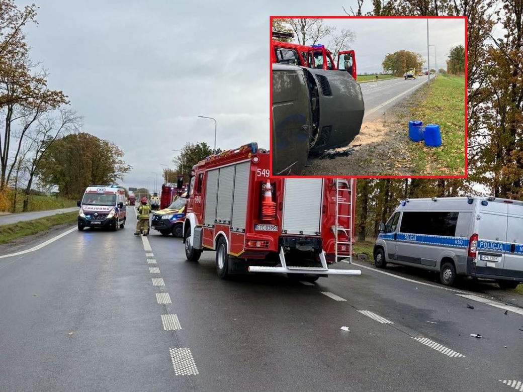Wypadek w Baldowie. Nie żyje jedna osoba