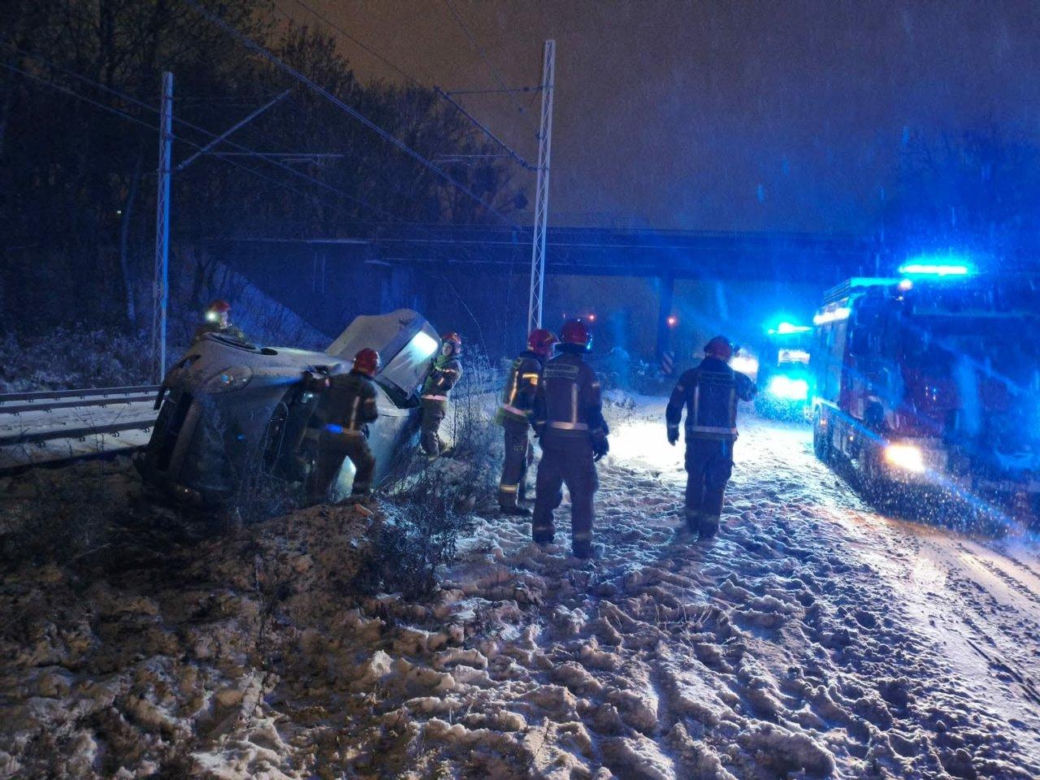 Wypadek przy torach kolejowych w Zabrzu