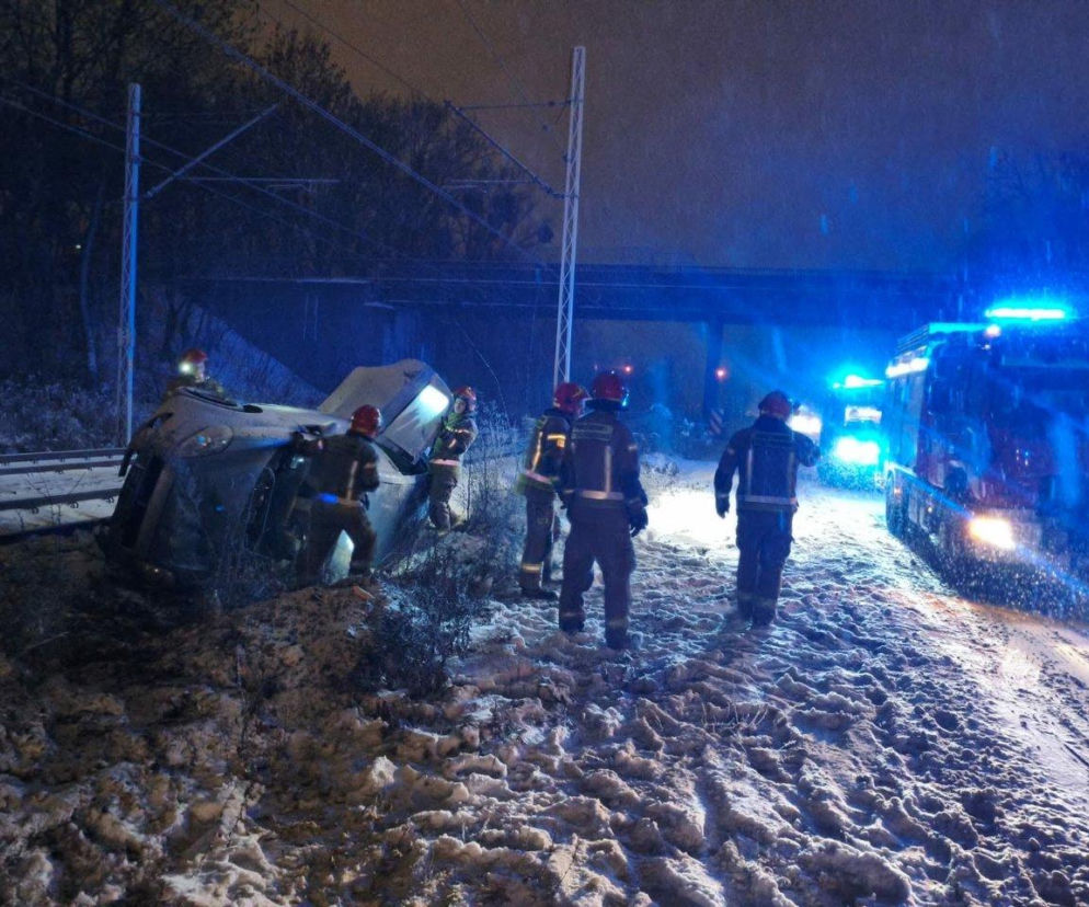 Wypadek przy torach kolejowych w Zabrzu