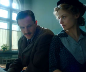 Ludzie i bogowie odc. 8. Leszek Zaręba Onyks (Jacek Knap), Bronka (Anna Karczmarczyk)