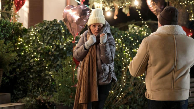 Walentynki z M jak miłość odcinek specjalny. Andrzej (Michał Milowicz), Marysia (Małgorzata Pieńkowska)