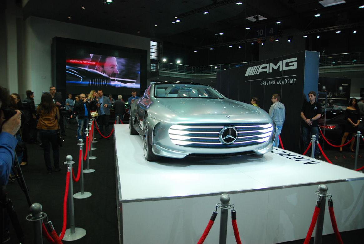 Stoisko Mercedesa - Targi Poznań Motor Show 2017