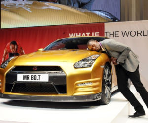 Usain Bolt i Nissan GT-R 