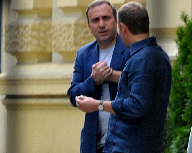 Donald Tusk i Grzegorz Schetyna