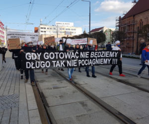 Zobaczcie jak przebiegał protest. 