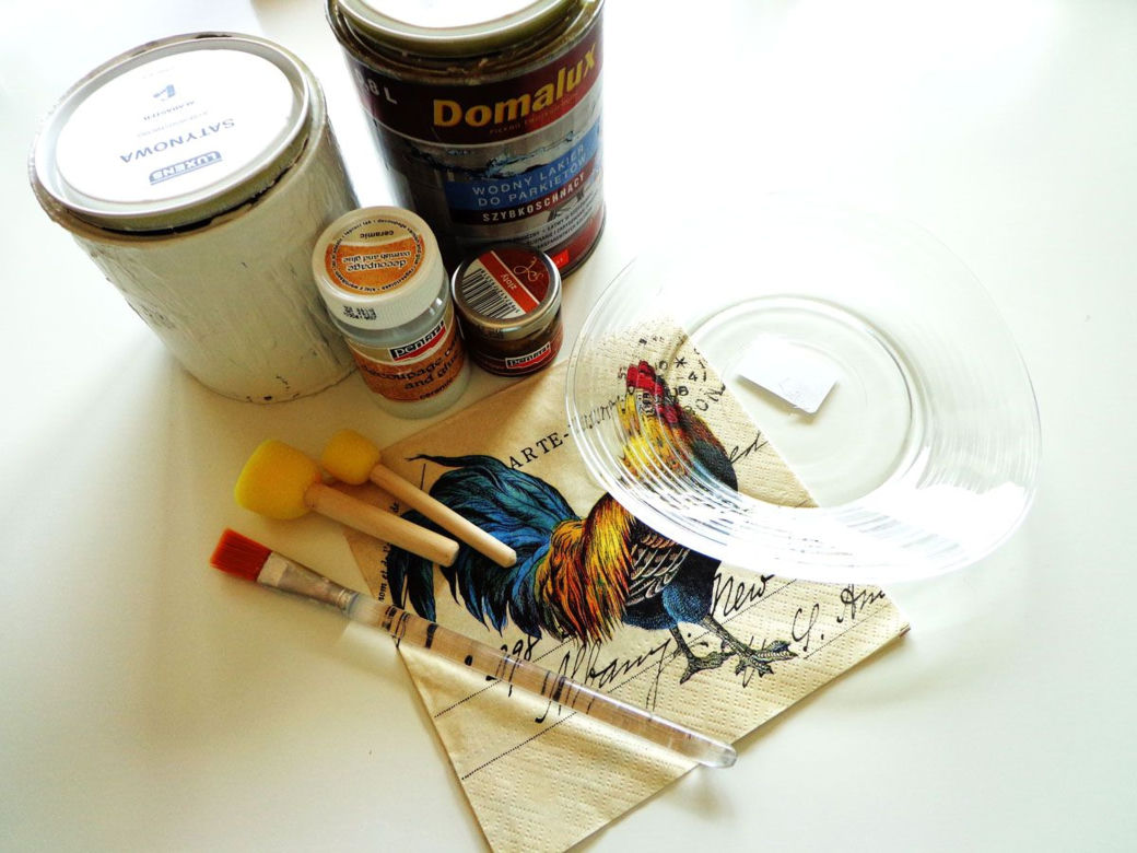 Decoupage na szkle