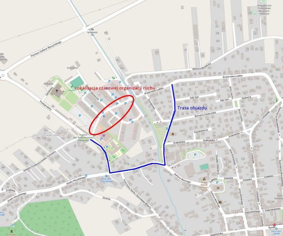 Rusza remont ulicy Braterstwa Ludów w  Starym Sączu.  Będą utrudnienia dla kierowców i mieszkańców 