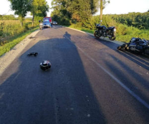 Pantalowice. Tragiczny wypadek motocyklisty [ZDJĘCIA]