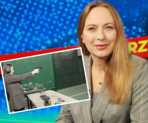 Minister chwyciła za broń. Niecodzienna scena w fabryce broni Łucznik 