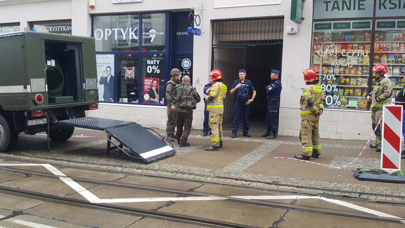 Granat w kamienicy przy Gdańskiej w Bydgoszczy