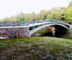 Wyremontowany mostek nad Rusałką