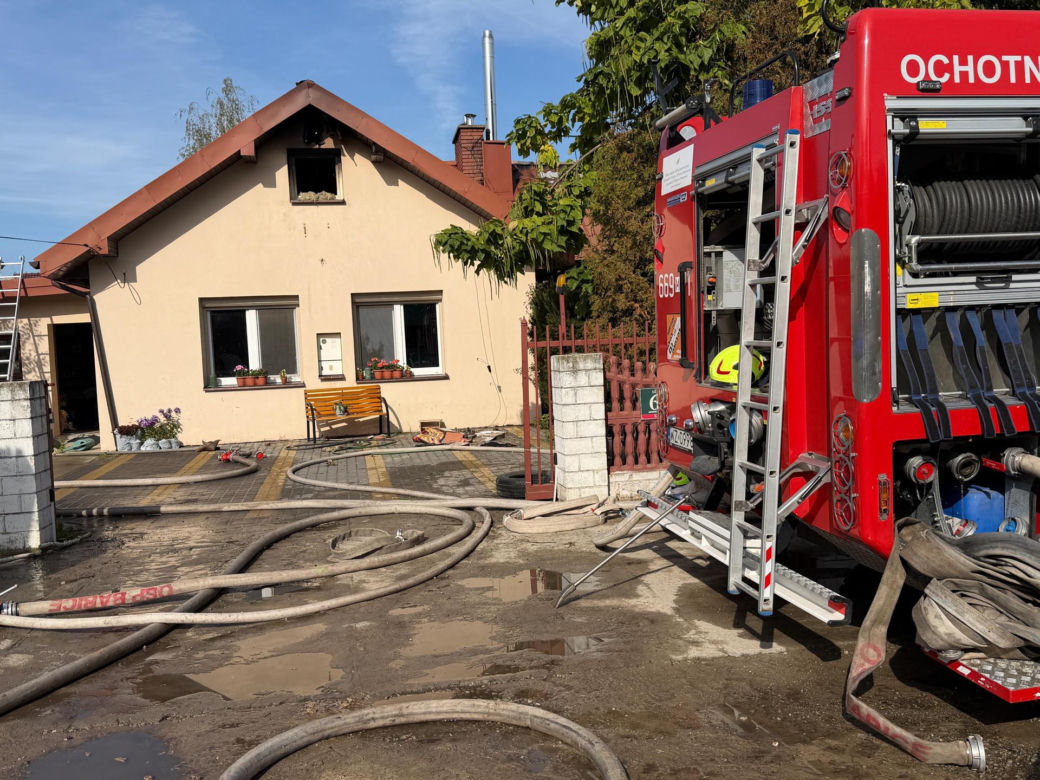 Pożar w domu opieki. Syn właścicieli rzucił się na ratunek. Finał jest tragiczny