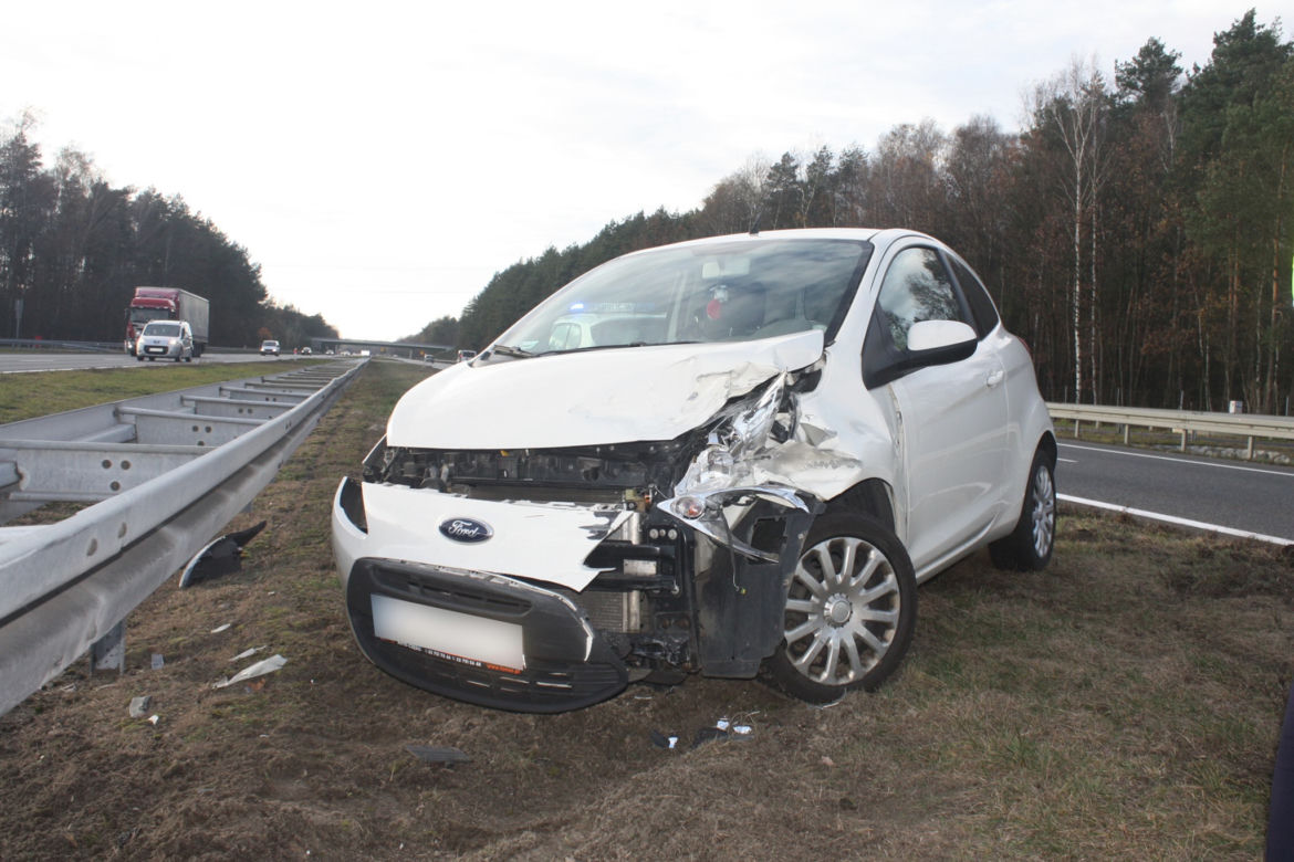 Niebezpiecznie na autostradowej obwodnicy Krakowa